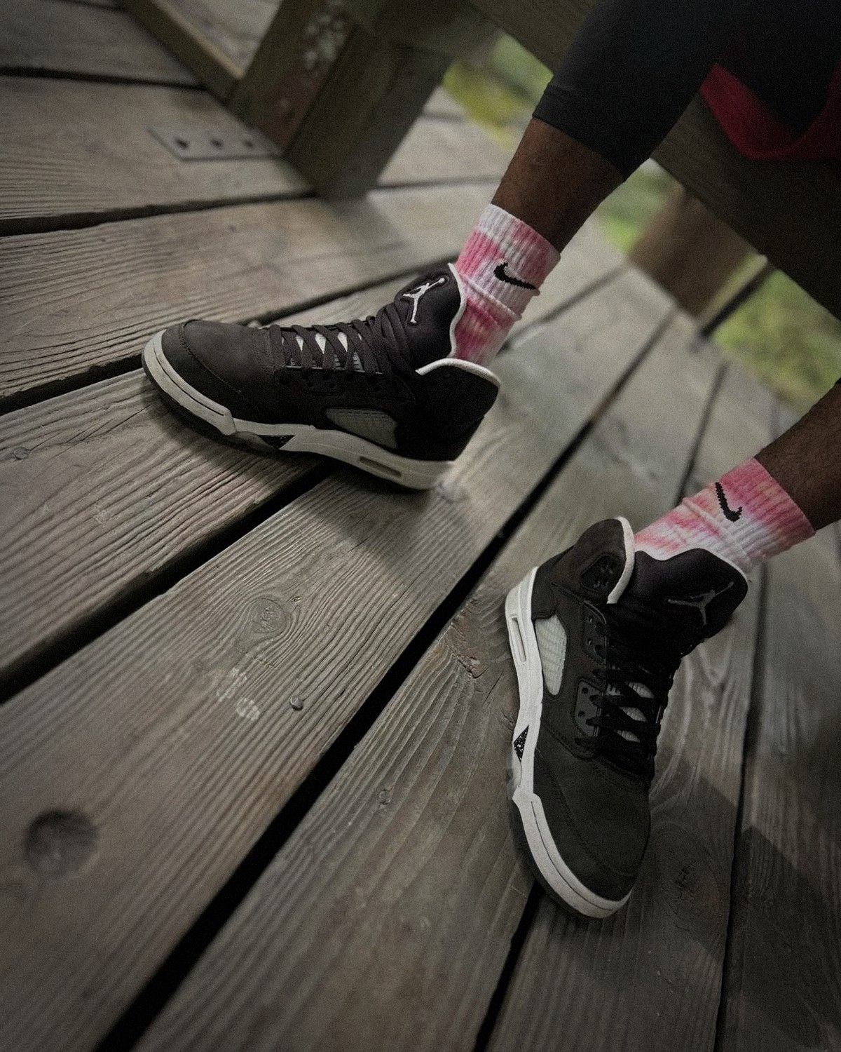 Hand-dyed socks by Shera Simone